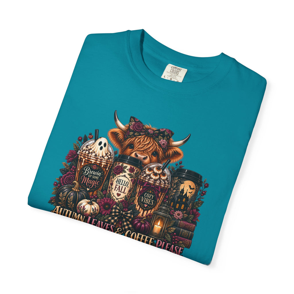 Vintage Floral Coffee Heifer T-Shirt — Heifer Coffee Graphic Tee