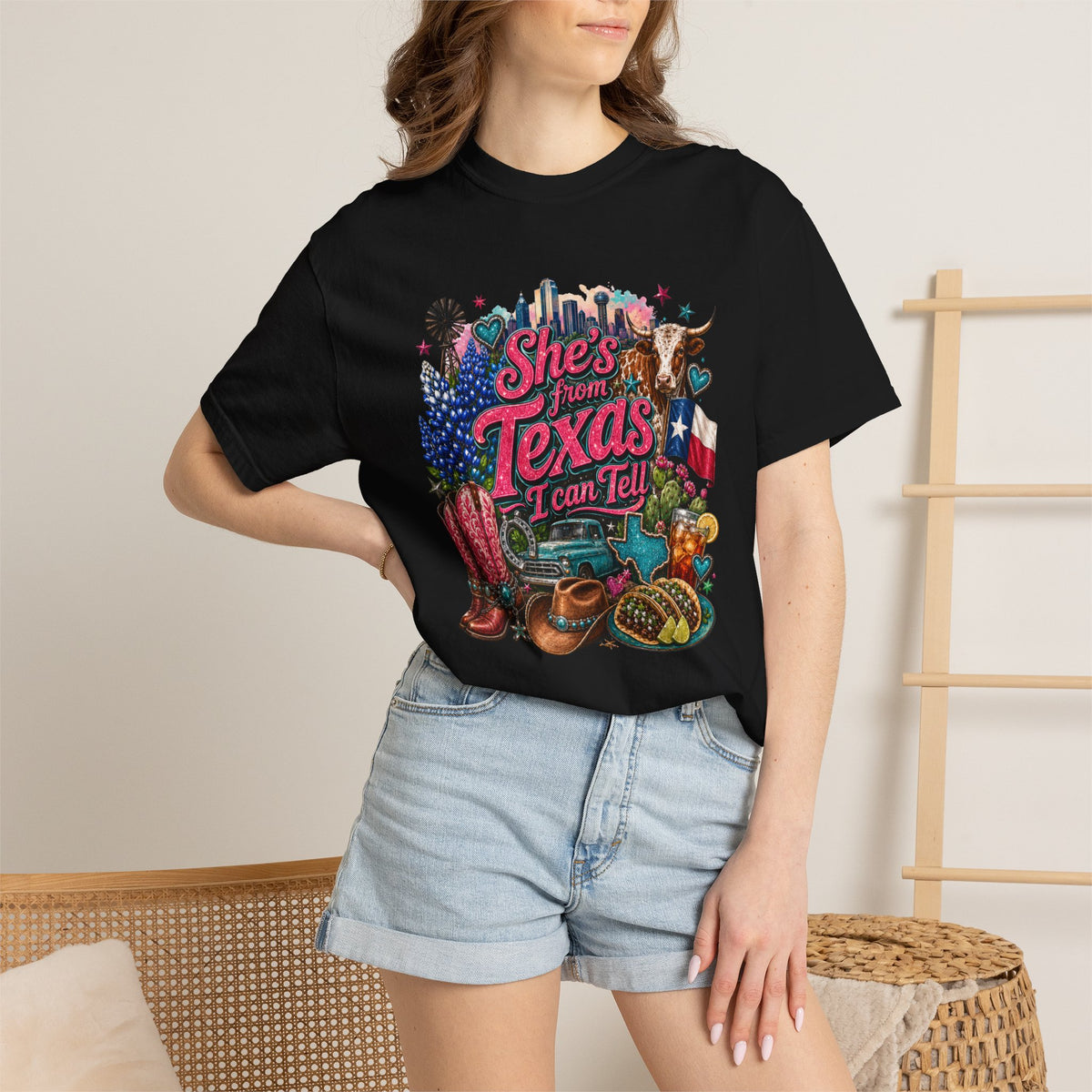She's From Texas I Can Tell T-Shirt — Texas Pride Graphic Tee
