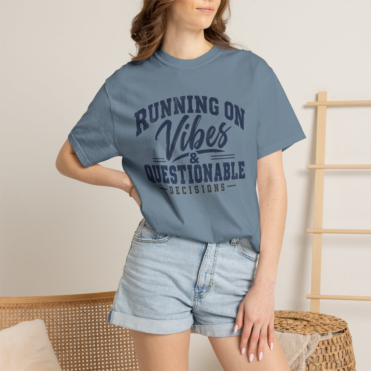 Running On Vibes & Questionable Decisions T-Shirt
