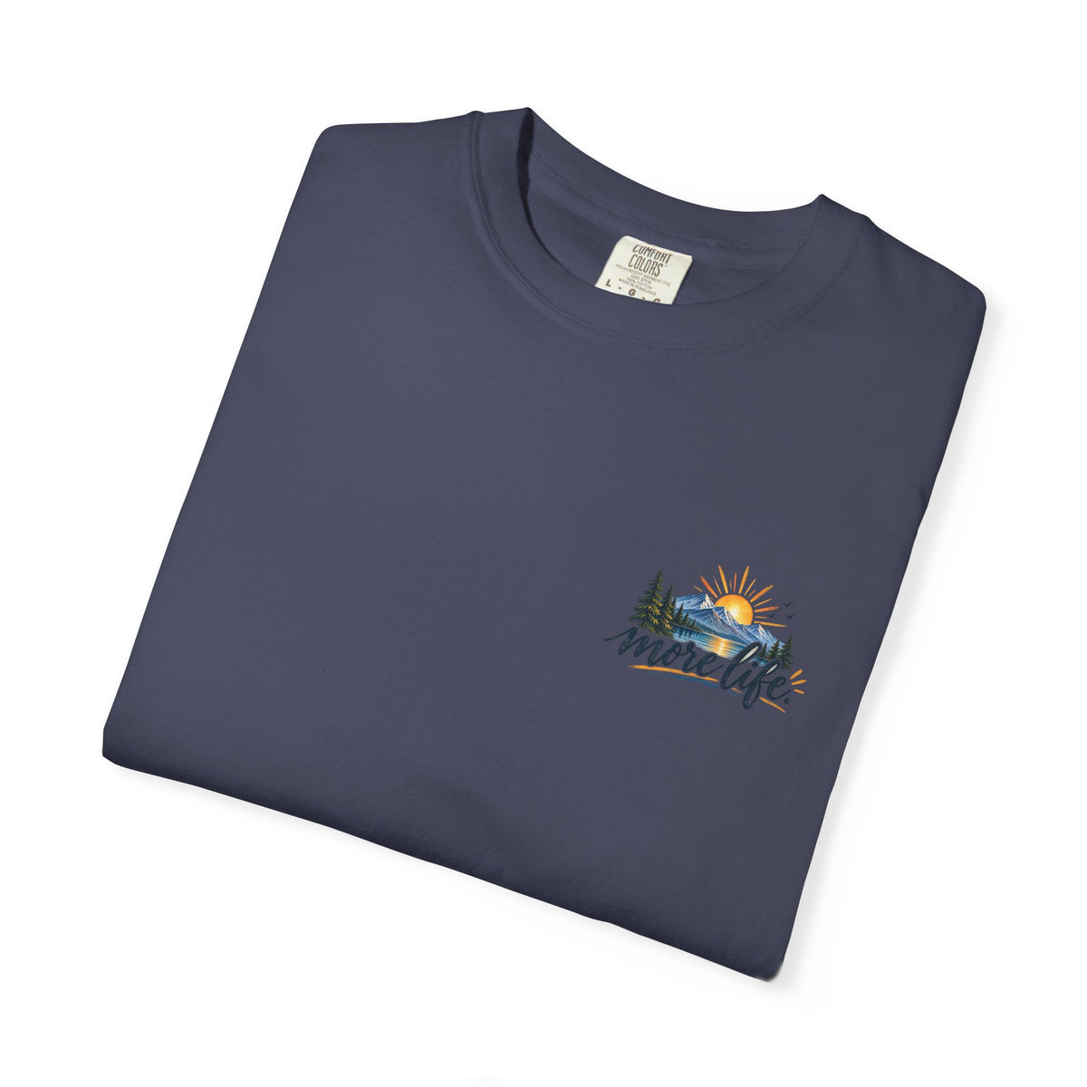 Adventure Graphic T-Shirt — "You Can't Give Your Life More Time" Scenic Tee