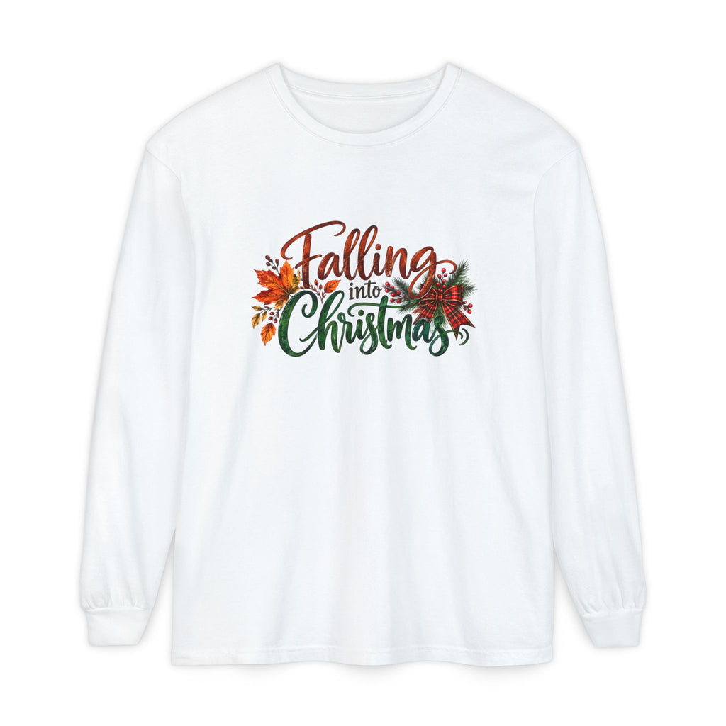Falling Into Christmas Long Sleeve T-Shirt