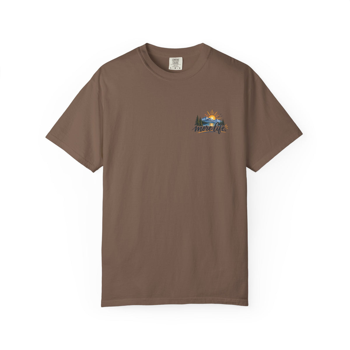 Adventure Graphic T-Shirt — "You Can't Give Your Life More Time" Scenic Tee
