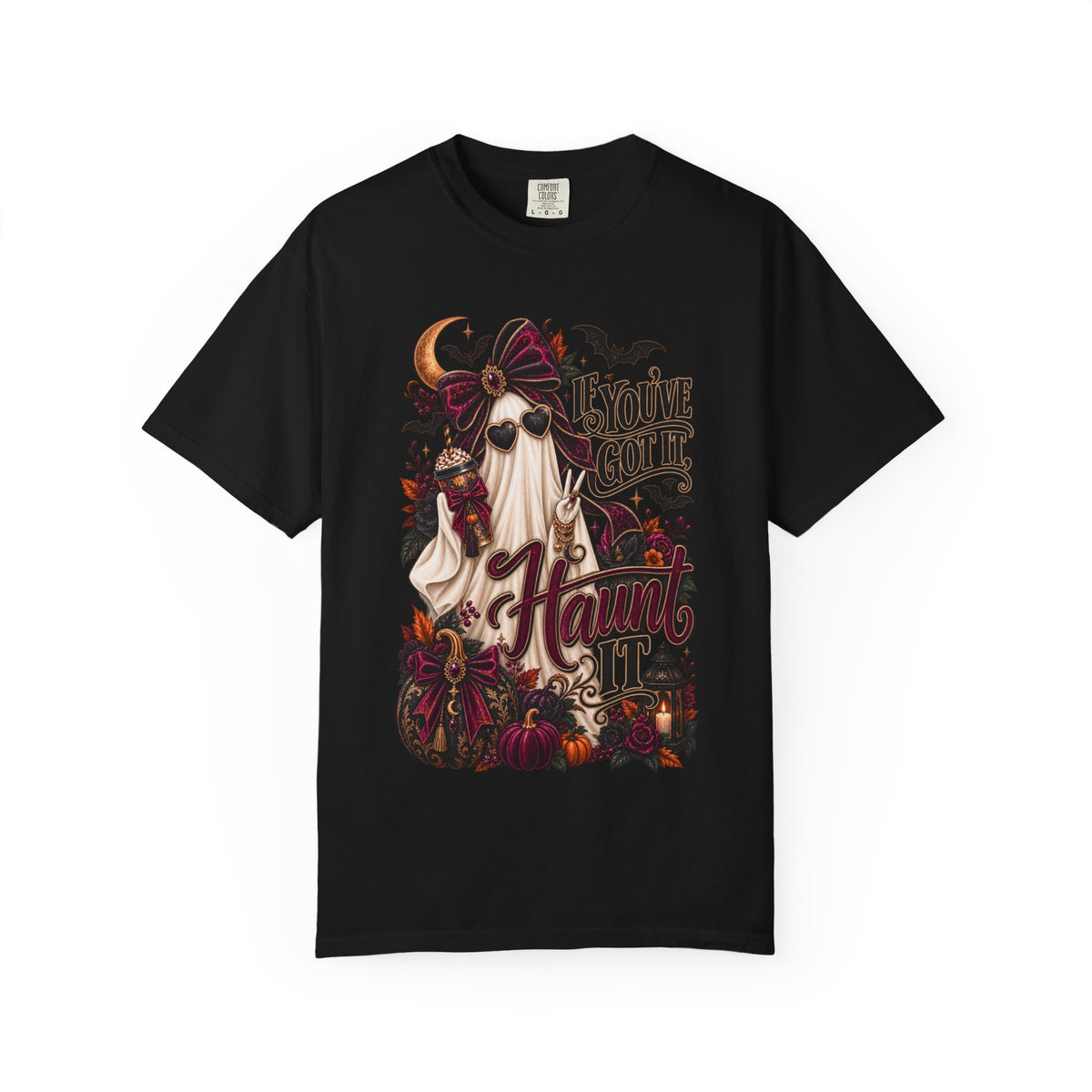 Halloween Ghost T-Shirt – "If You’ve Got It, Haunt It" Spooky Graphic Tee
