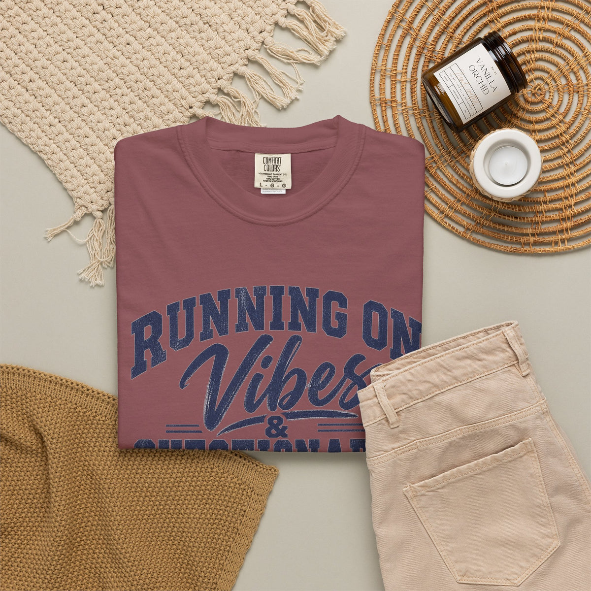 Running On Vibes & Questionable Decisions T-Shirt