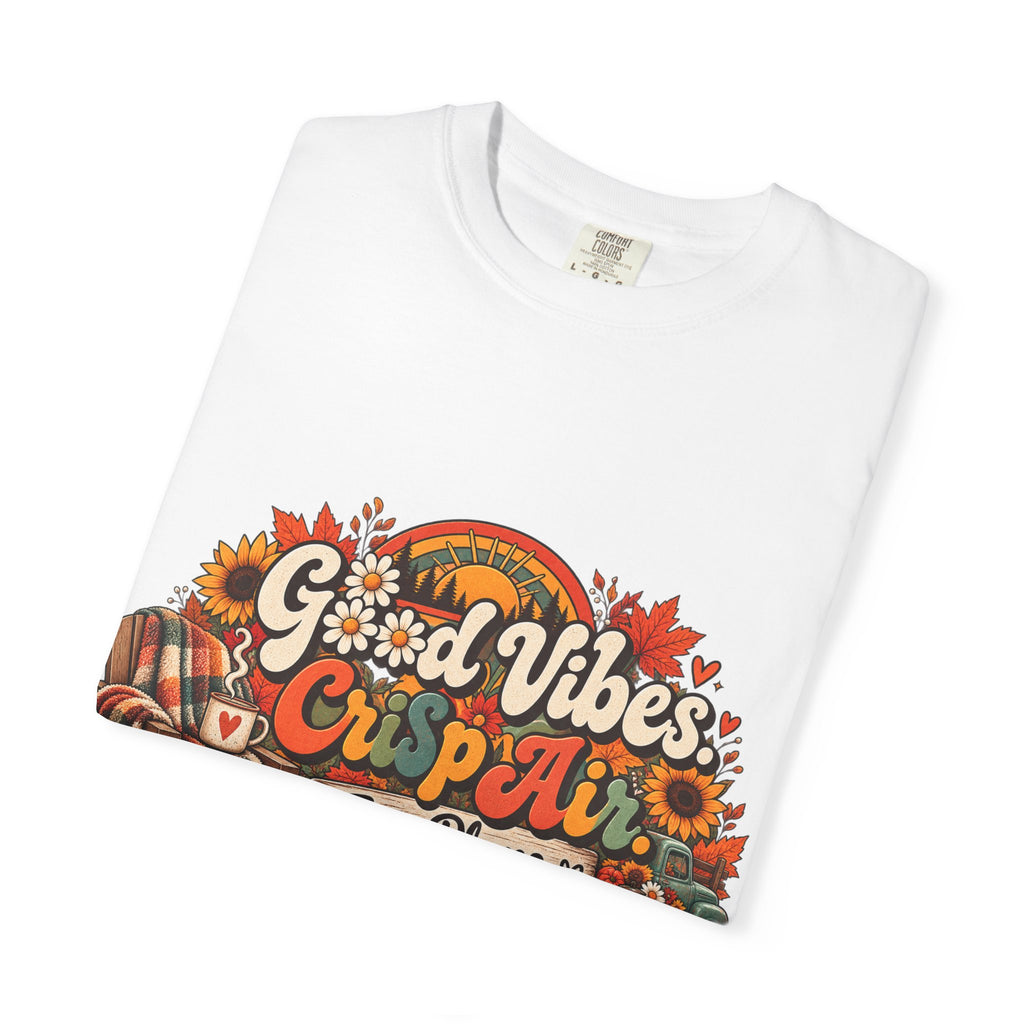 Fall Cozy 'Good Vibes & Cider' T-Shirt