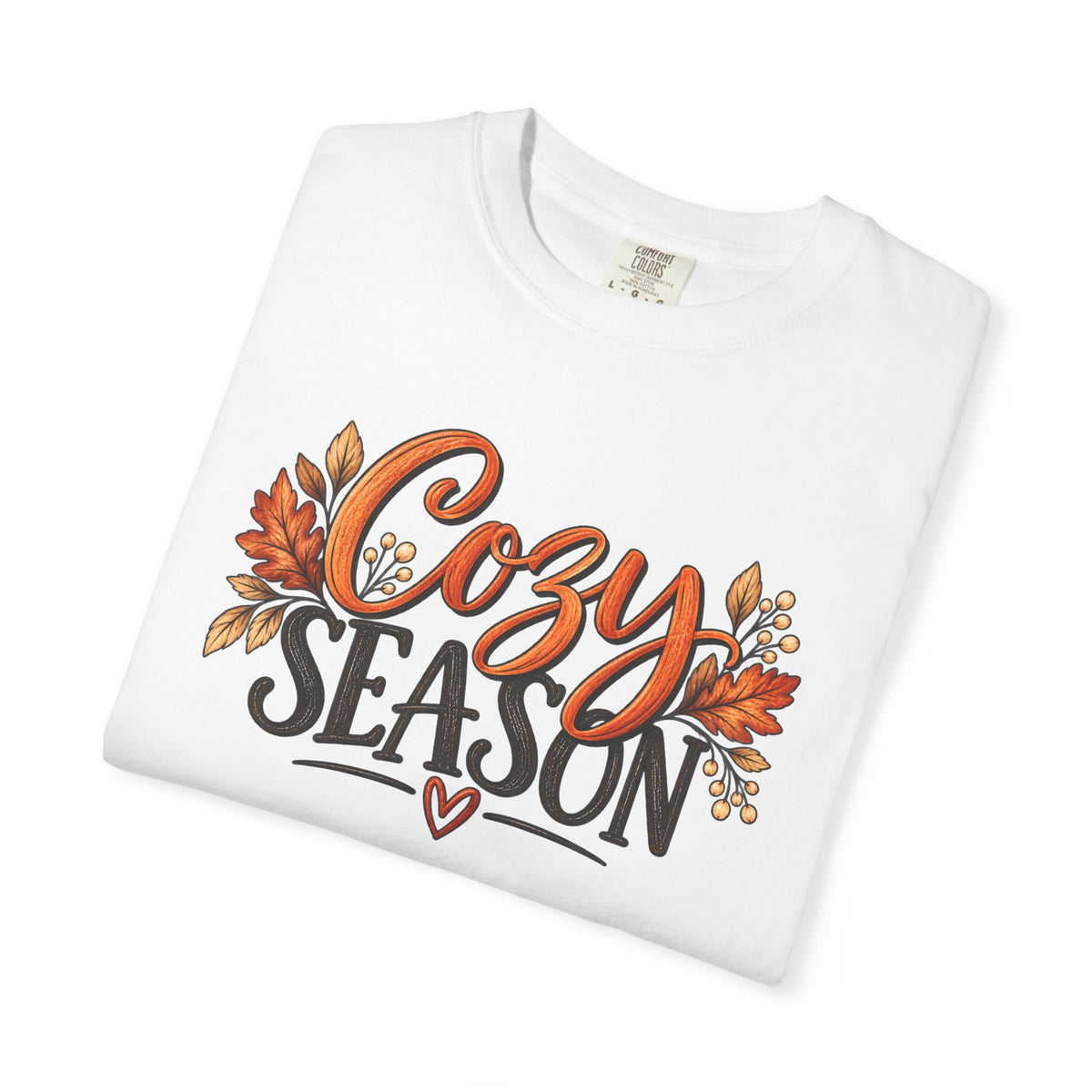 Cozy Season Tee — Autumn Leaves Fall Graphic T-Shirt
