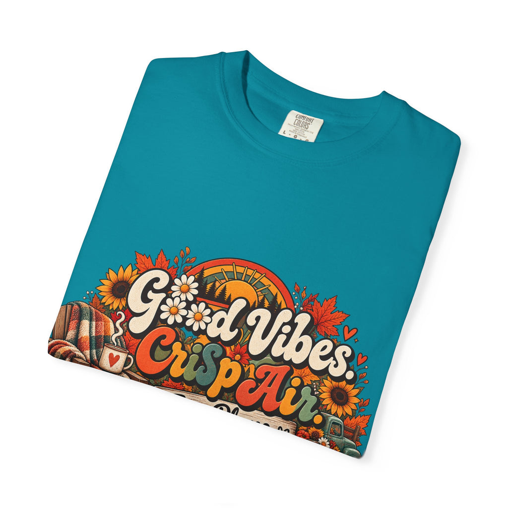 Fall Cozy 'Good Vibes & Cider' T-Shirt
