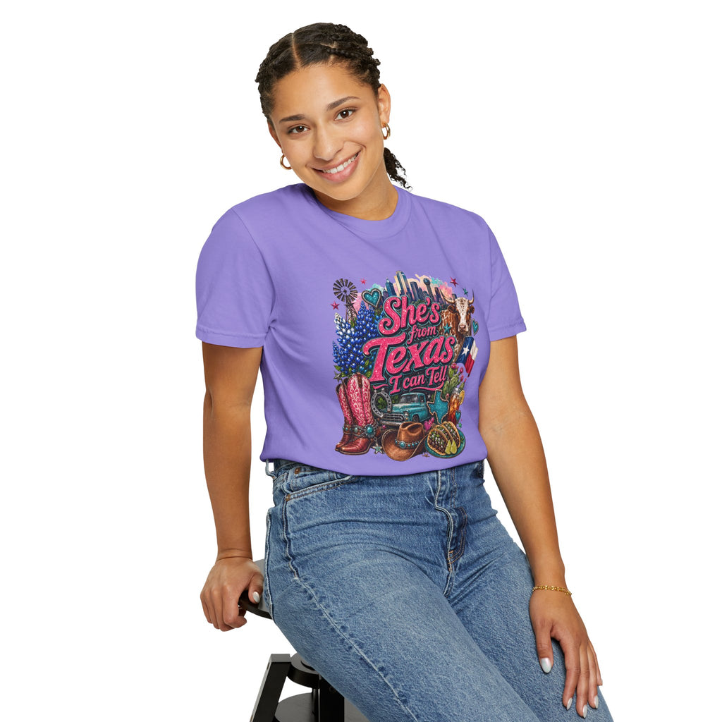 She's From Texas I Can Tell T-Shirt — Texas Pride Graphic Tee