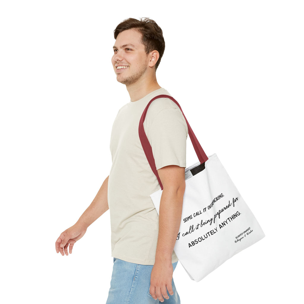 Tote Bag — "Some Call It Overpacking" Travel-Ready Canvas Tote
