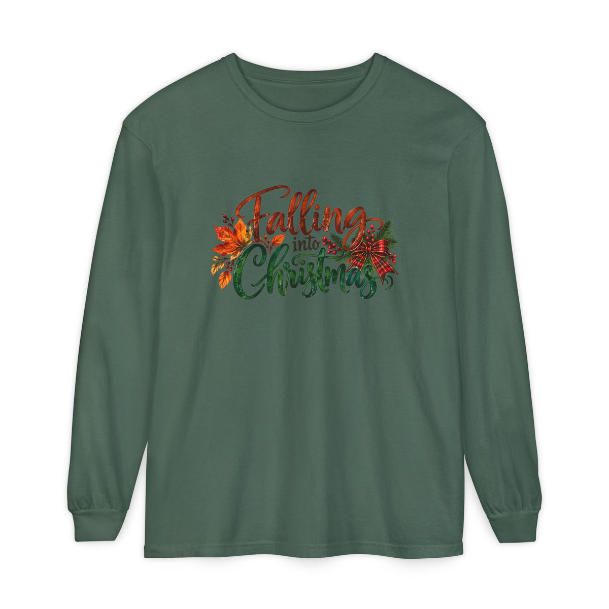 Falling Into Christmas Long Sleeve T-Shirt