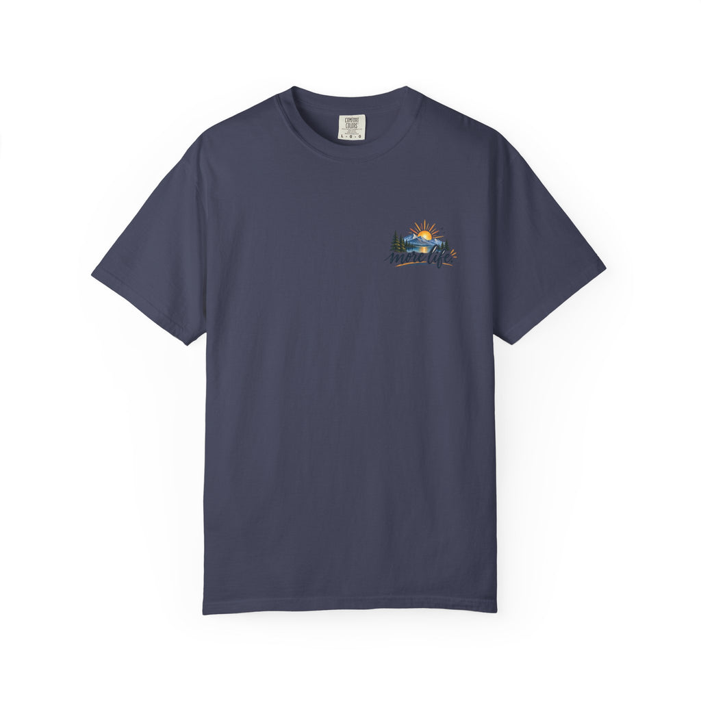 Adventure Graphic T-Shirt — "You Can't Give Your Life More Time" Scenic Tee