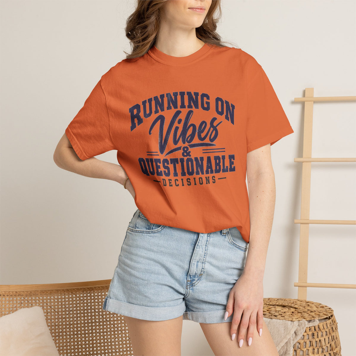 Running On Vibes & Questionable Decisions T-Shirt