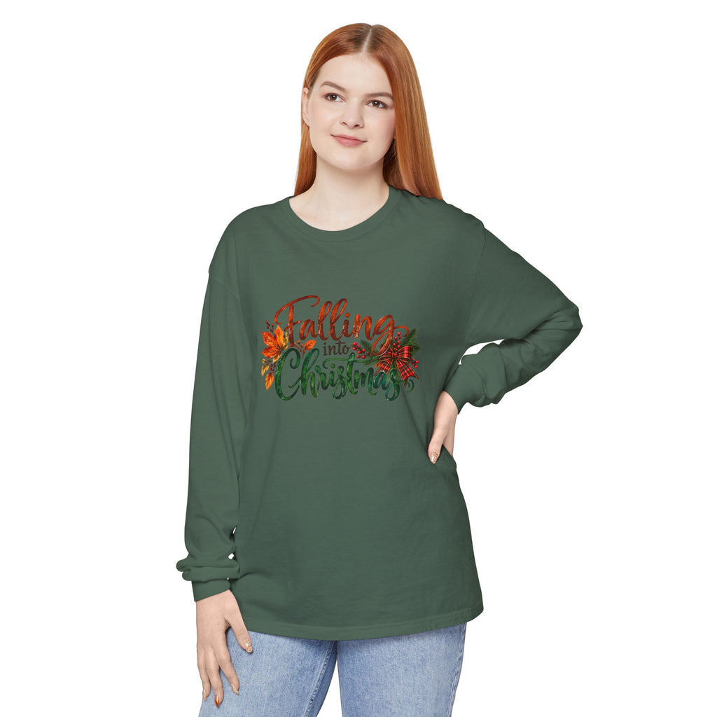 Falling Into Christmas Long Sleeve T-Shirt