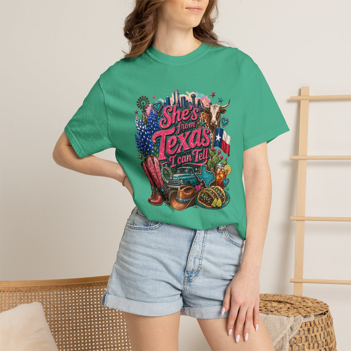 She's From Texas I Can Tell T-Shirt — Texas Pride Graphic Tee