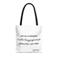 Tote Bag — "Some Call It Overpacking" Travel-Ready Canvas Tote