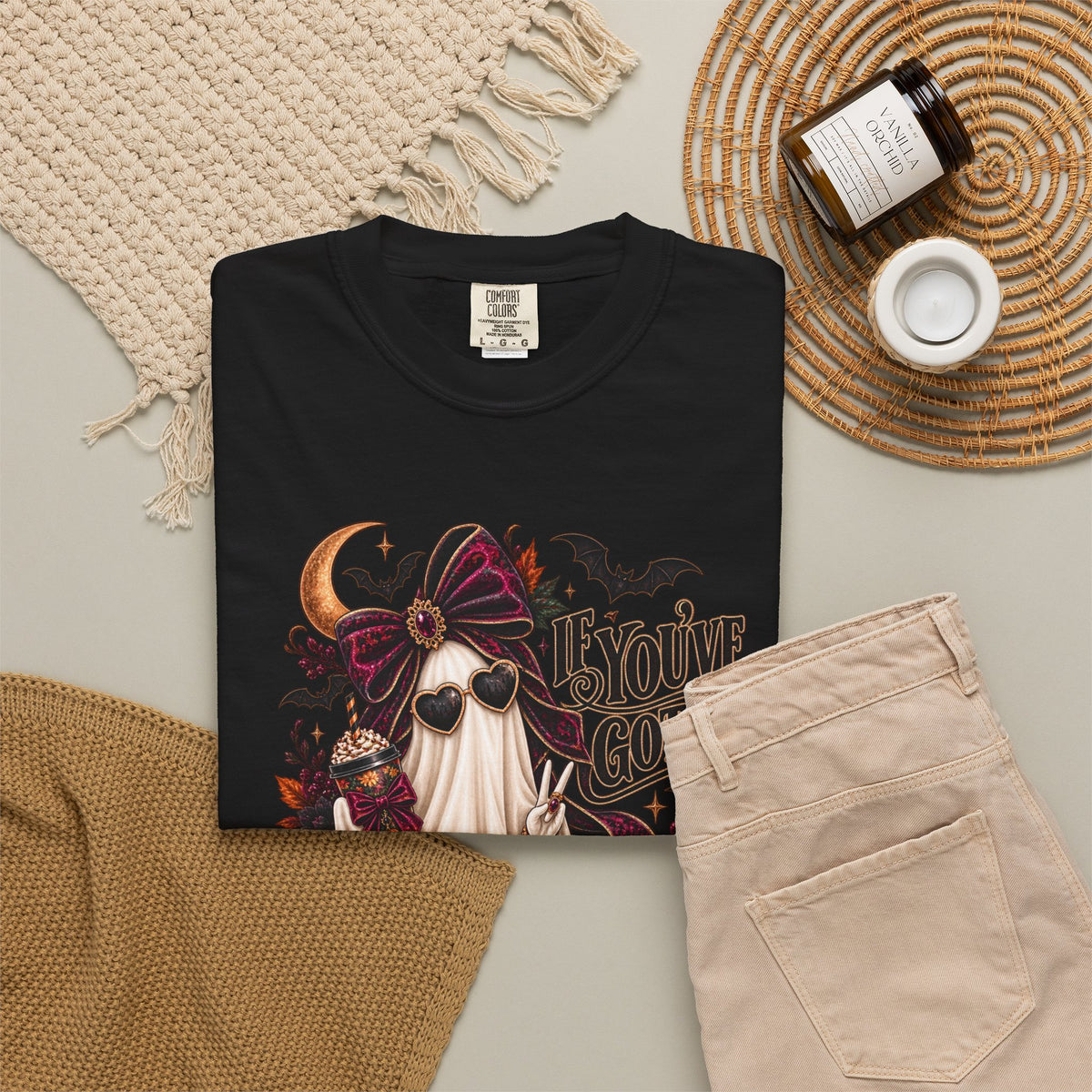 Halloween Ghost T-Shirt – "If You’ve Got It, Haunt It" Spooky Graphic Tee