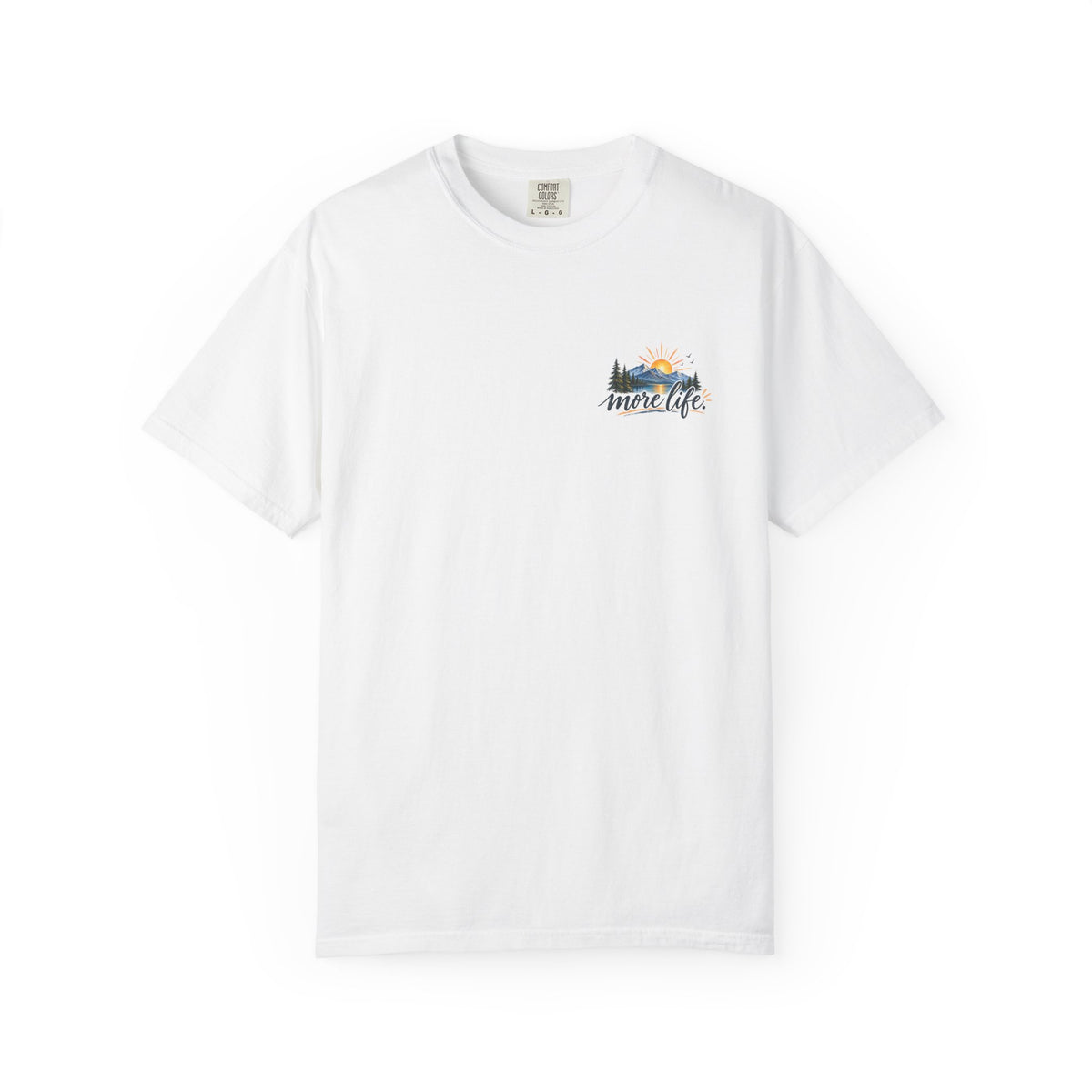 Adventure Graphic T-Shirt — "You Can't Give Your Life More Time" Scenic Tee