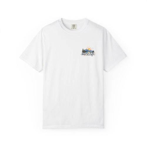 Adventure Graphic T-Shirt — "You Can't Give Your Life More Time" Scenic Tee