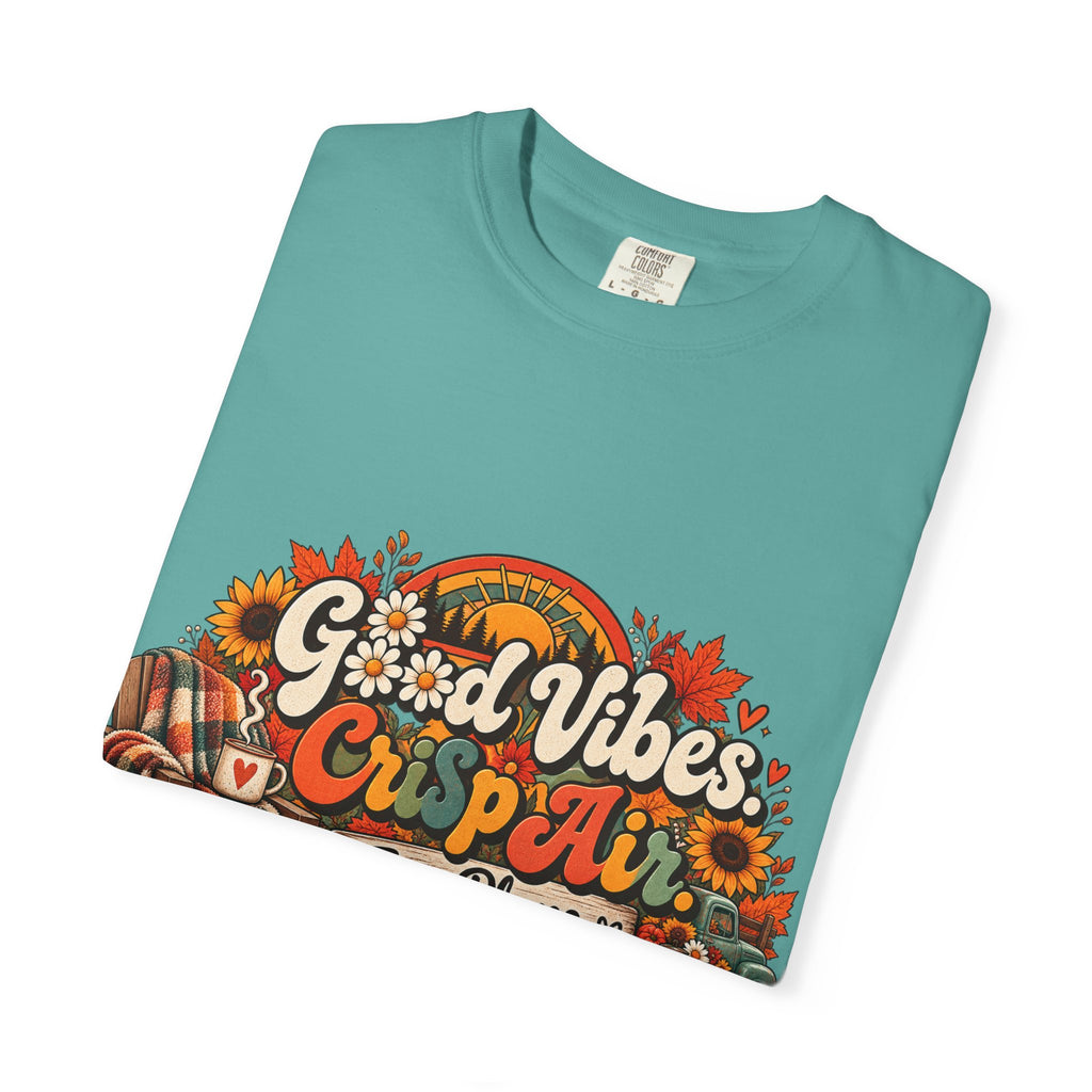 Fall Cozy 'Good Vibes & Cider' T-Shirt