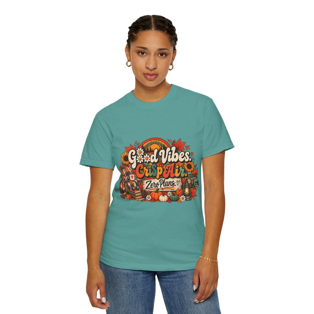 Fall Cozy 'Good Vibes & Cider' T-Shirt