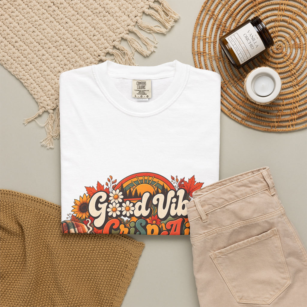 Fall Cozy 'Good Vibes & Cider' T-Shirt