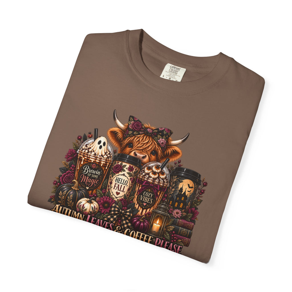 Vintage Floral Coffee Heifer T-Shirt — Heifer Coffee Graphic Tee