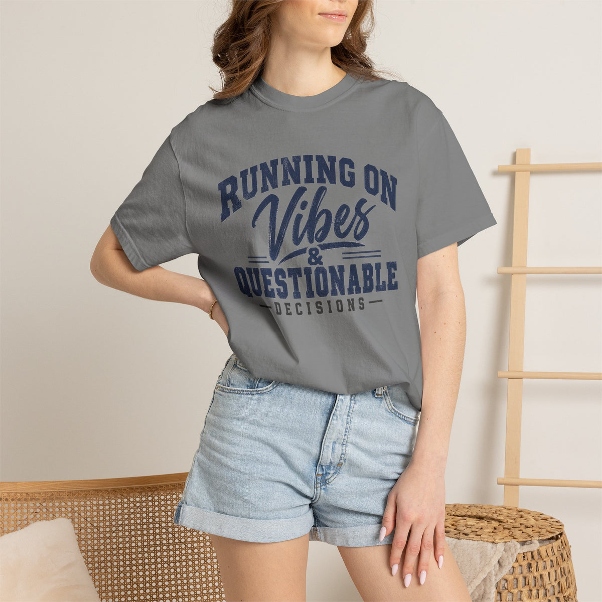 Running On Vibes & Questionable Decisions T-Shirt