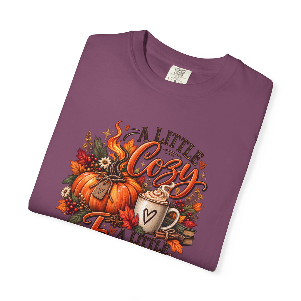 Cozy A Little Cozy A Little Feral Fall Pumpkin T-Shirt
