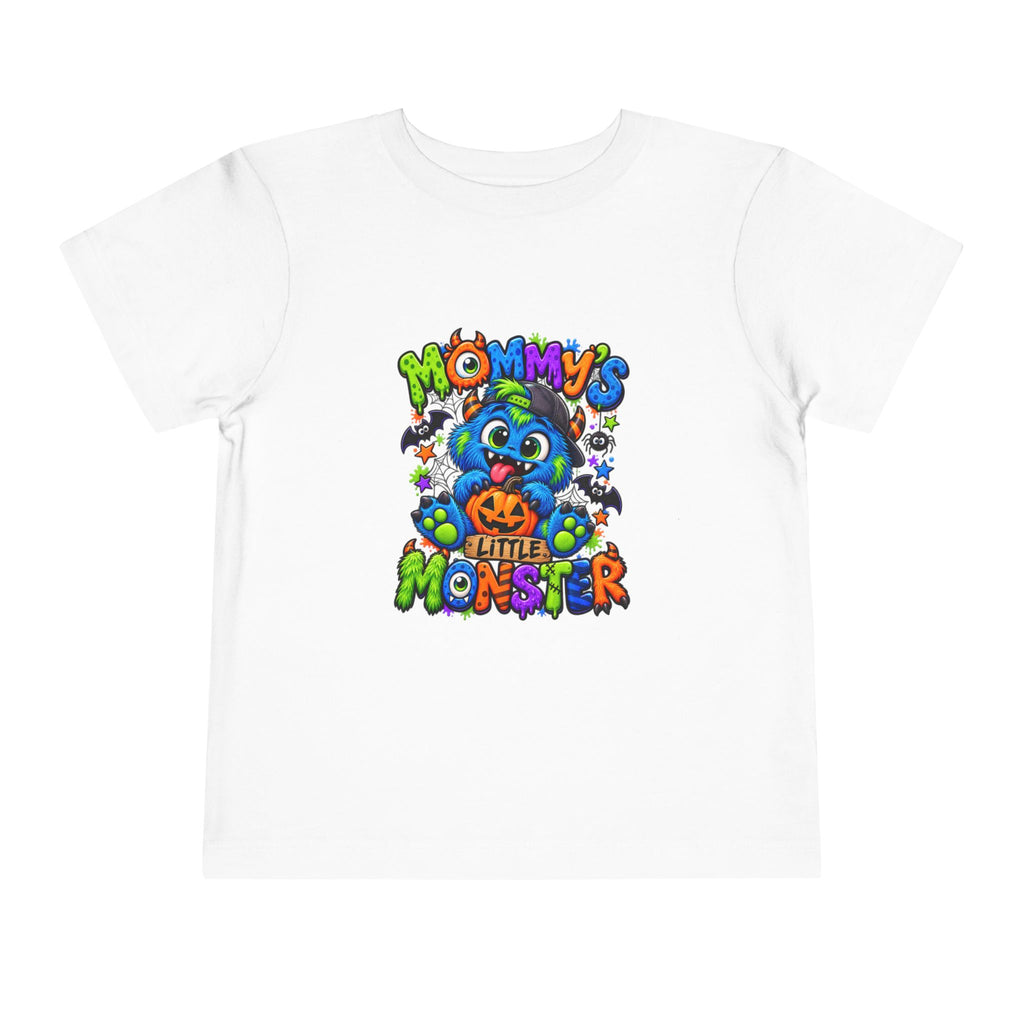 Toddler Tee — "Mommy's Little Monster" Halloween Graphic