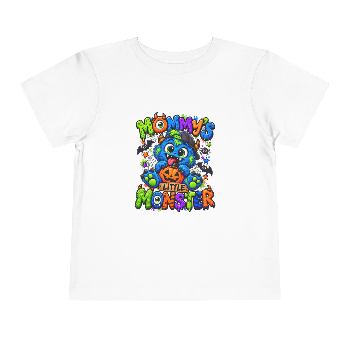 Toddler Tee — "Mommy's Little Monster" Halloween Graphic