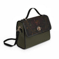 Midnight Garden Vintage Floral Waterproof Canvas Crossbody Bag