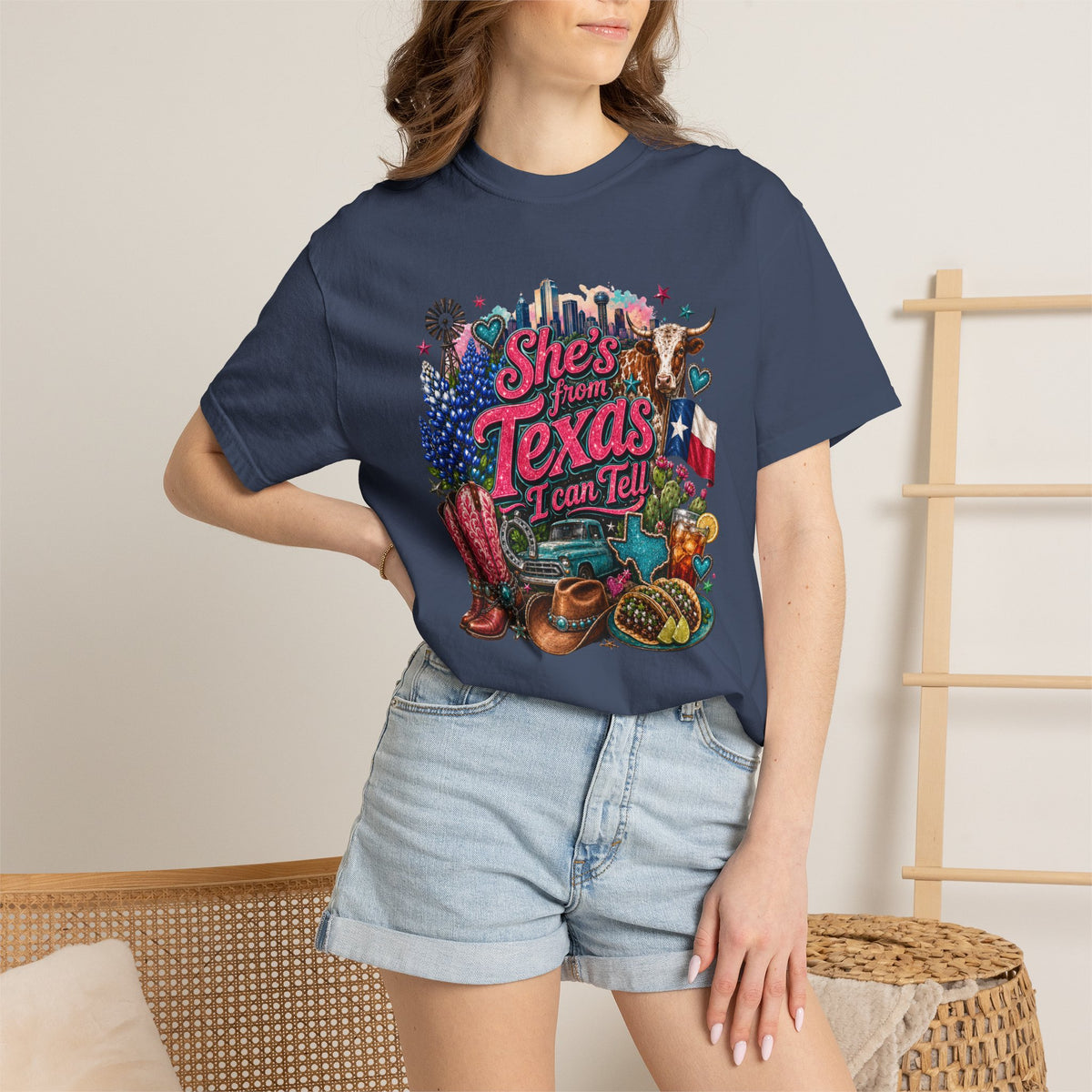 She's From Texas I Can Tell T-Shirt — Texas Pride Graphic Tee