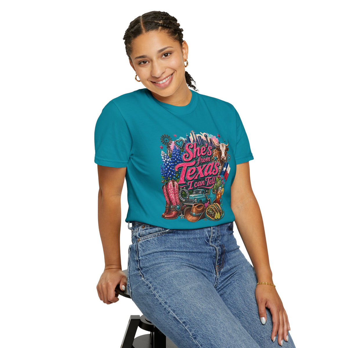 She's From Texas I Can Tell T-Shirt — Texas Pride Graphic Tee