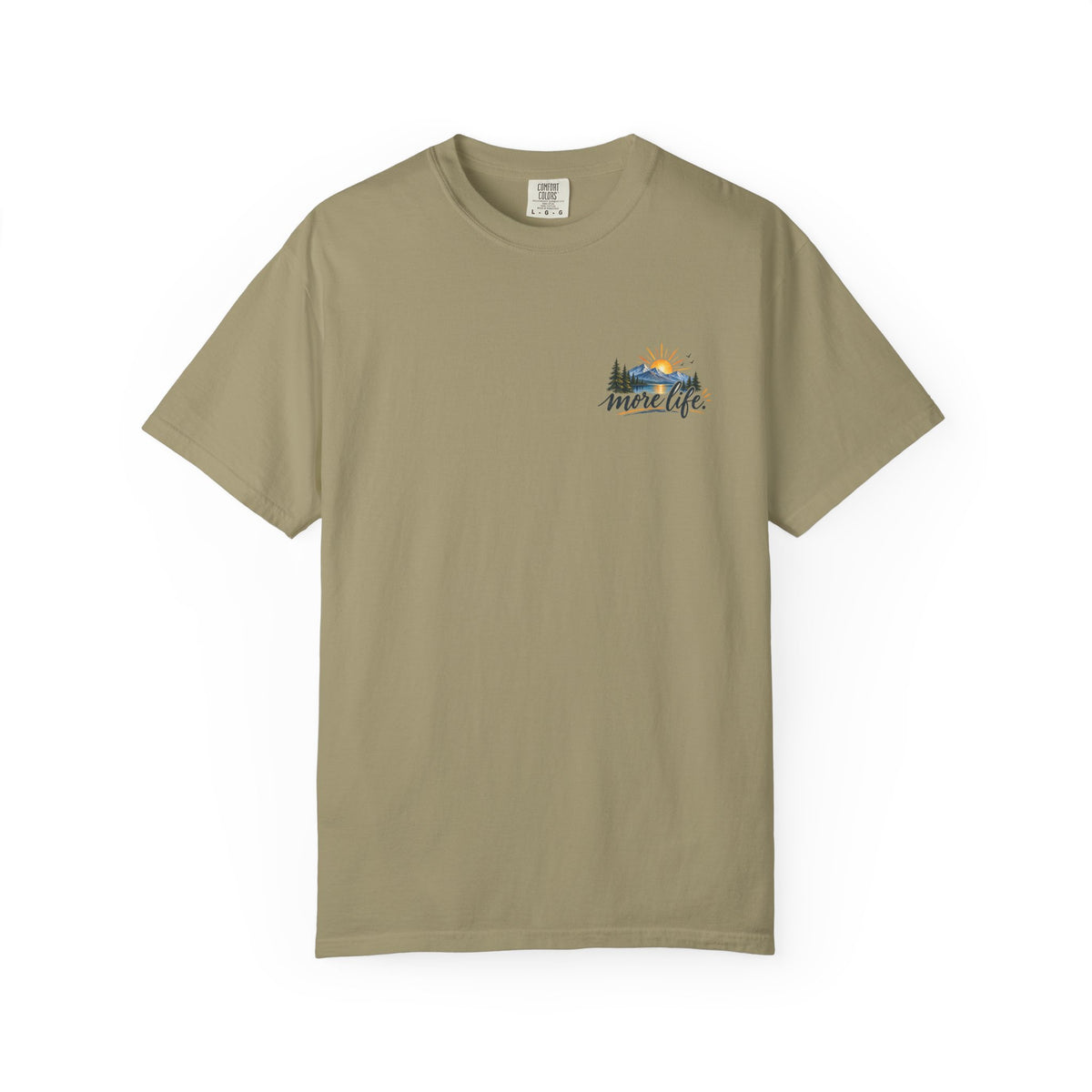 Adventure Graphic T-Shirt — "You Can't Give Your Life More Time" Scenic Tee