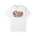 Cozy Season Tee — Autumn Leaves Fall Graphic T-Shirt