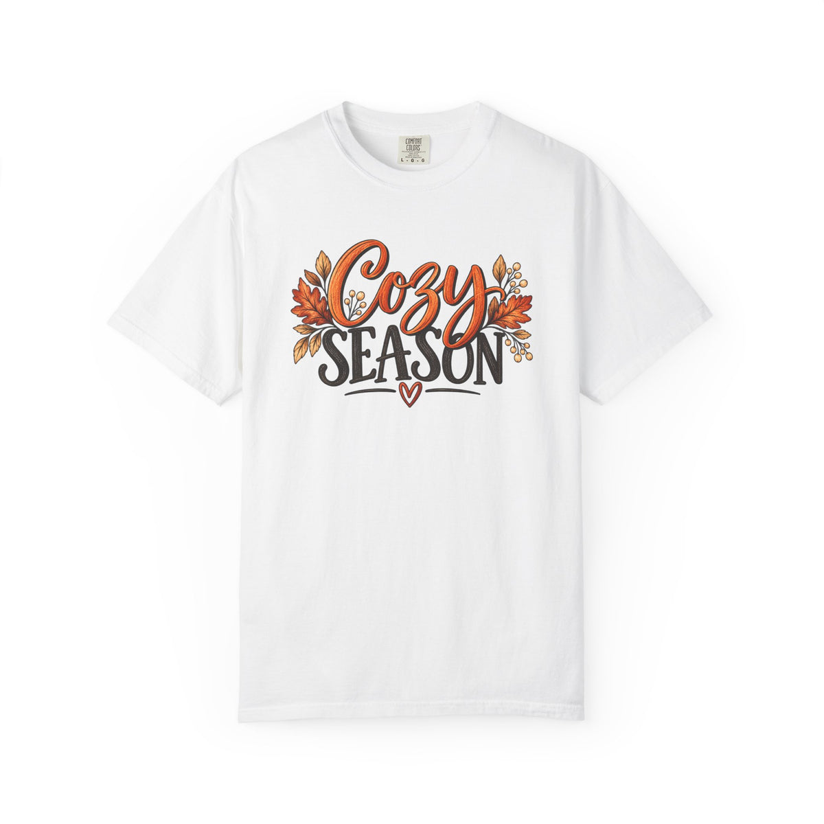 Cozy Season Tee — Autumn Leaves Fall Graphic T-Shirt