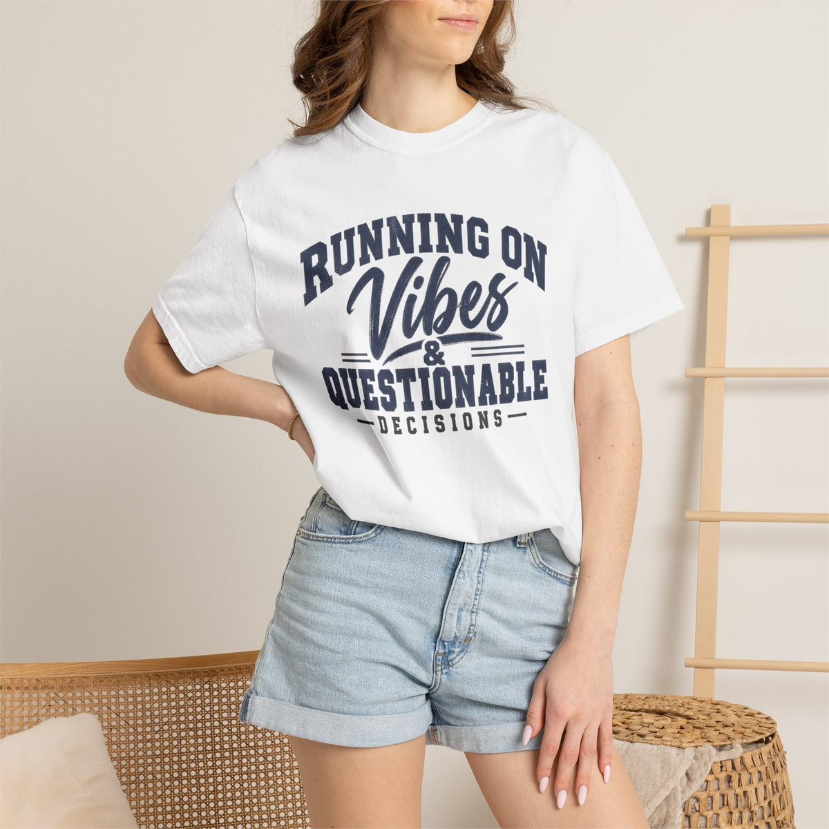 Running On Vibes & Questionable Decisions T-Shirt